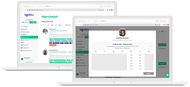 WEB / Mockup flexible booking WEB / Mockup flexible booking
