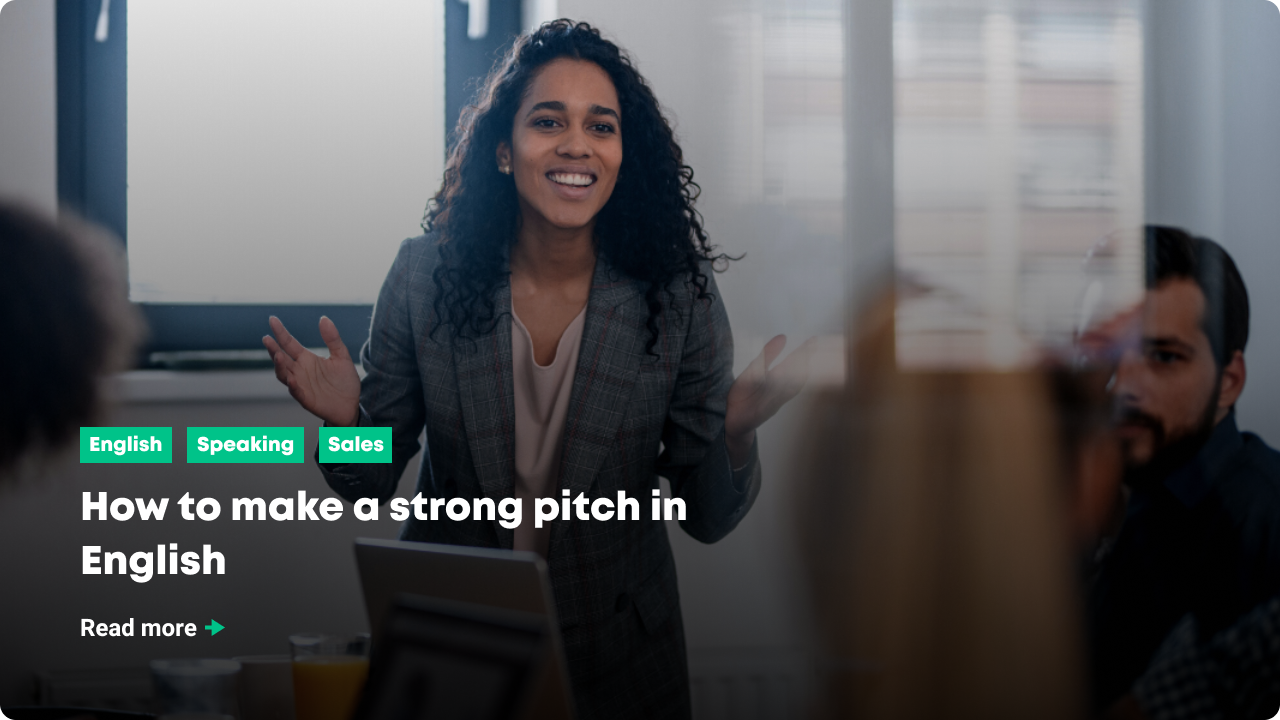 How to make a strong pitch