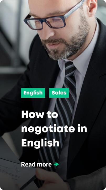 How to negoiate in english